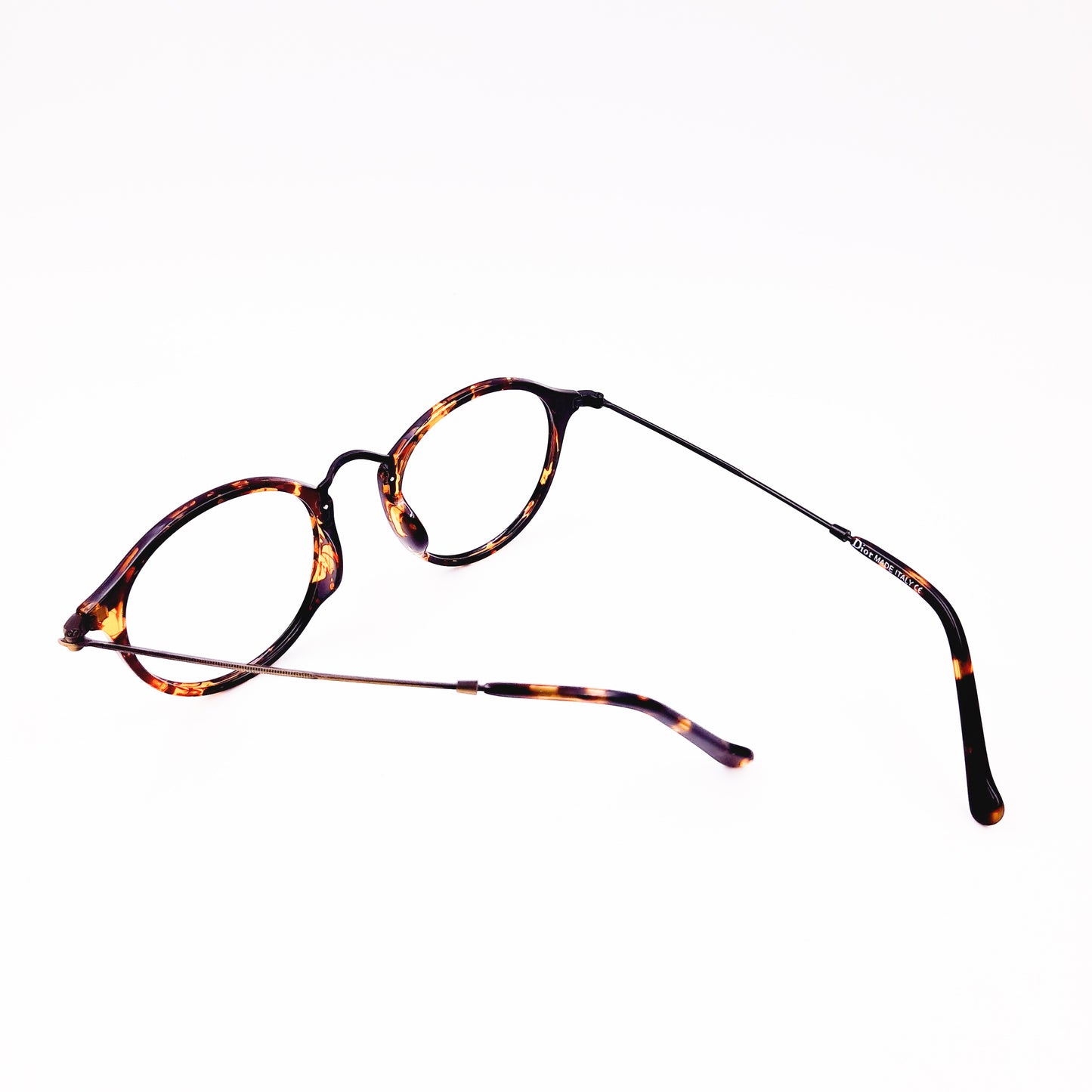 Round printed glasses