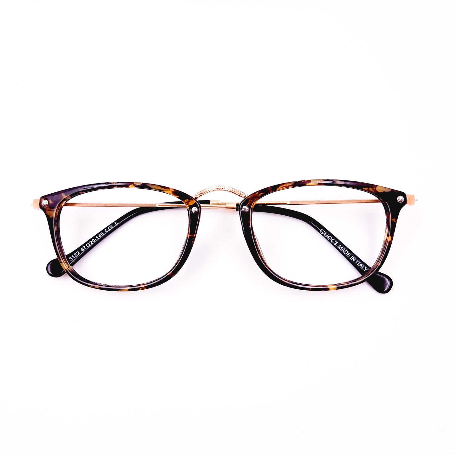 Rectangular printed glasses