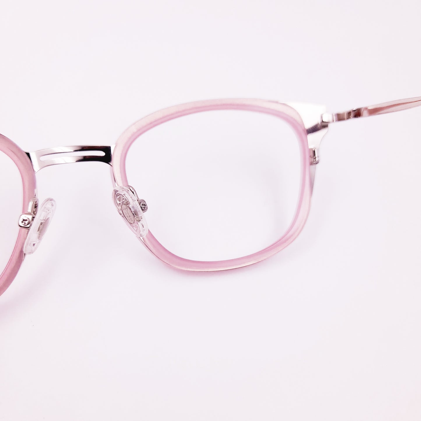 Pink metal glasses