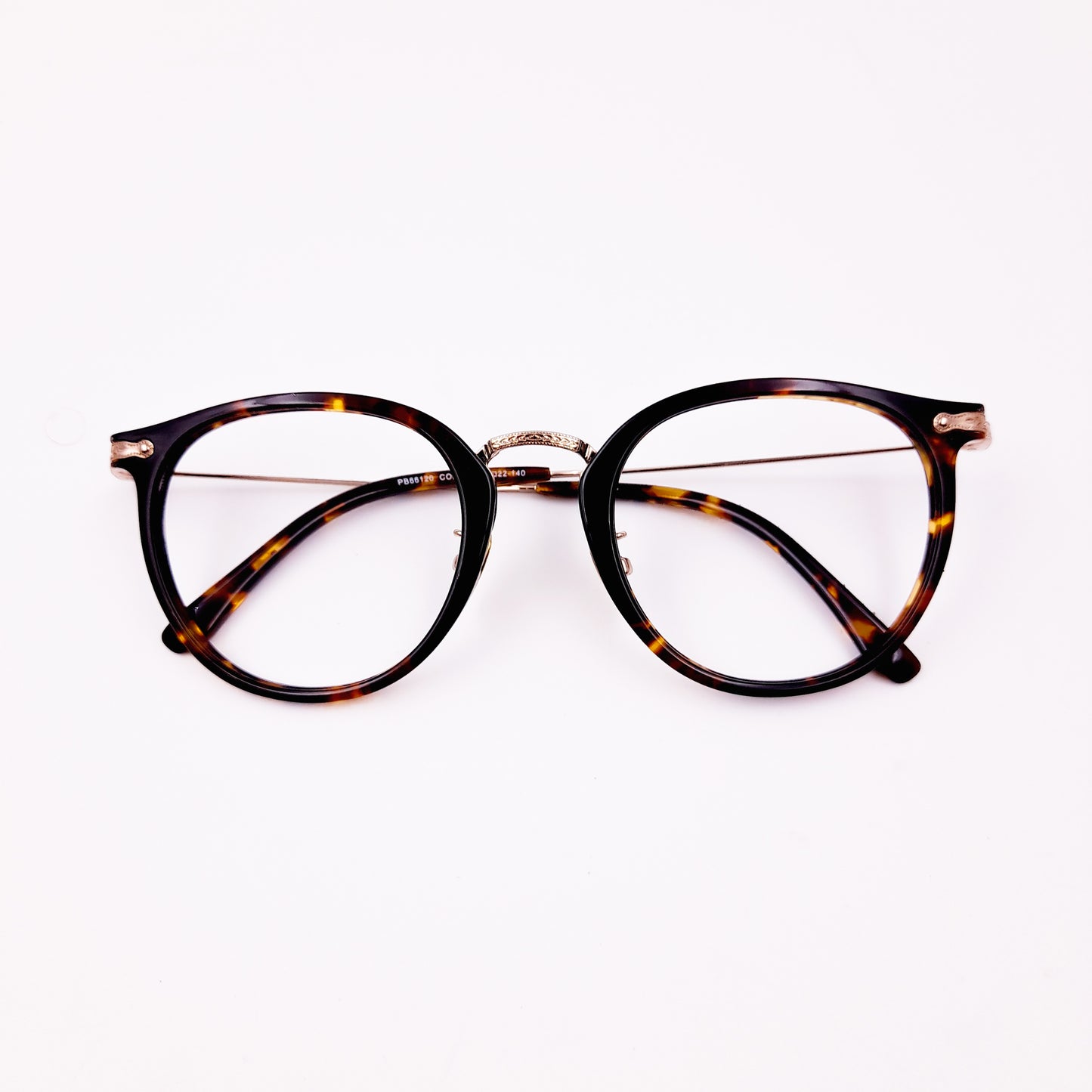 Round printed glasses