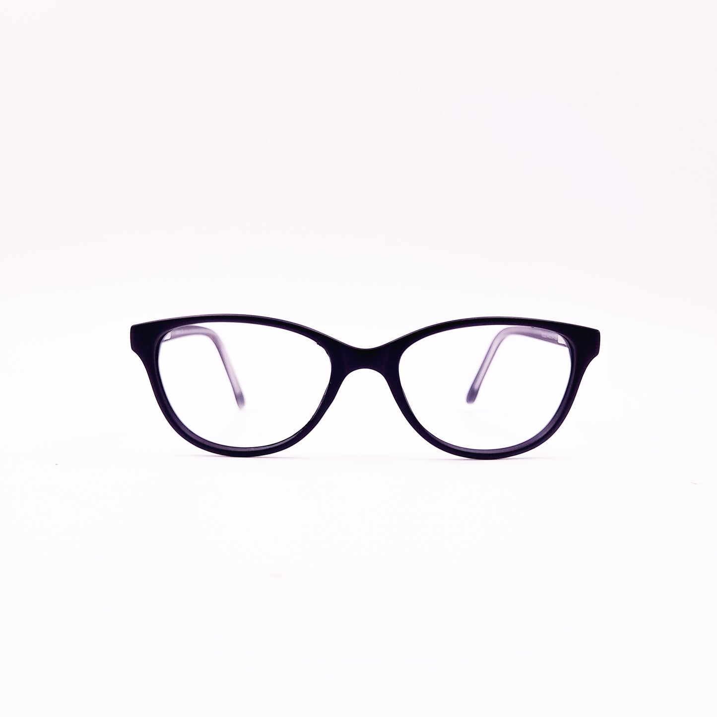 Cat eye black kids glasses