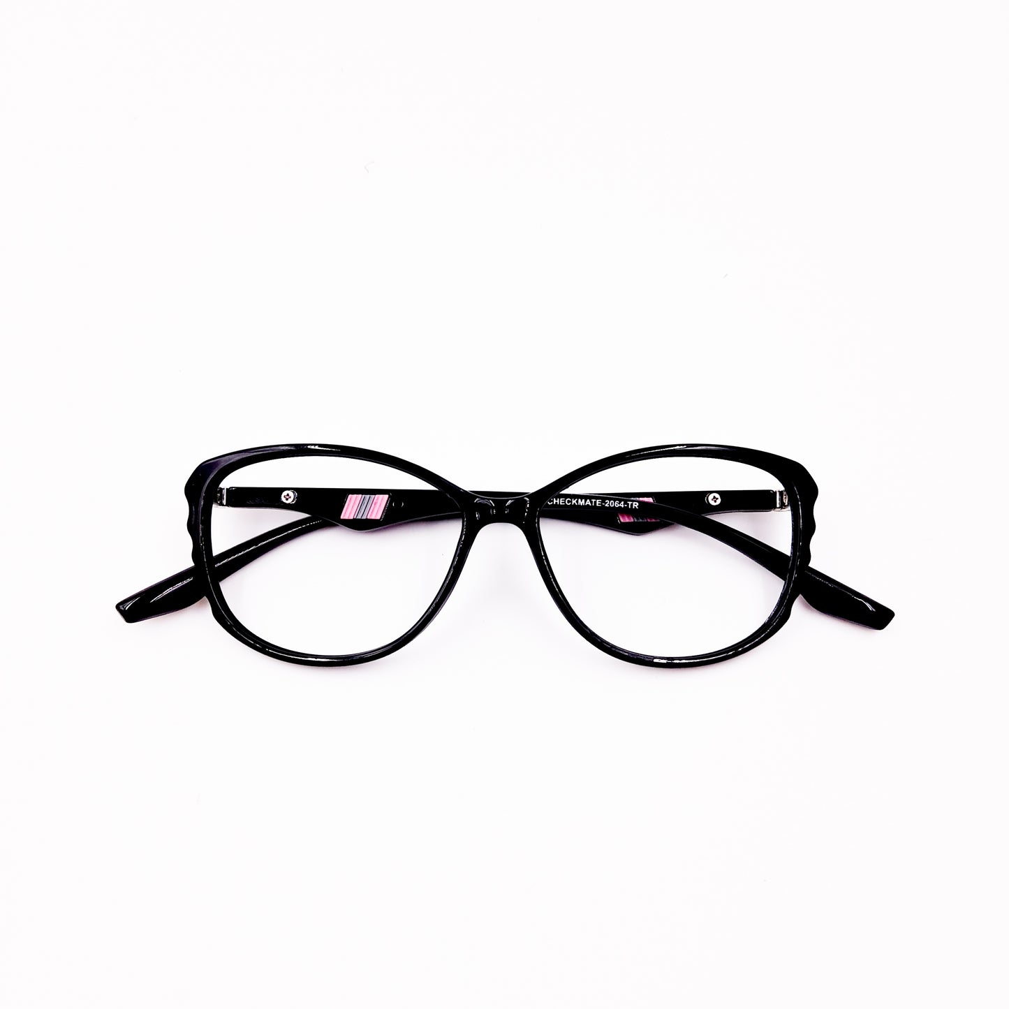 Cateye black glasses