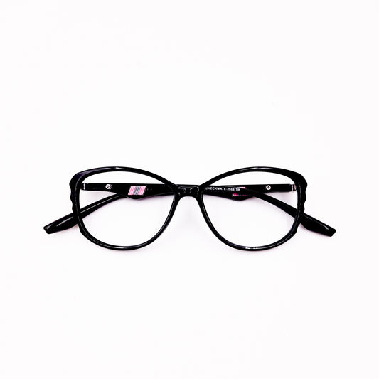 Cateye black glasses