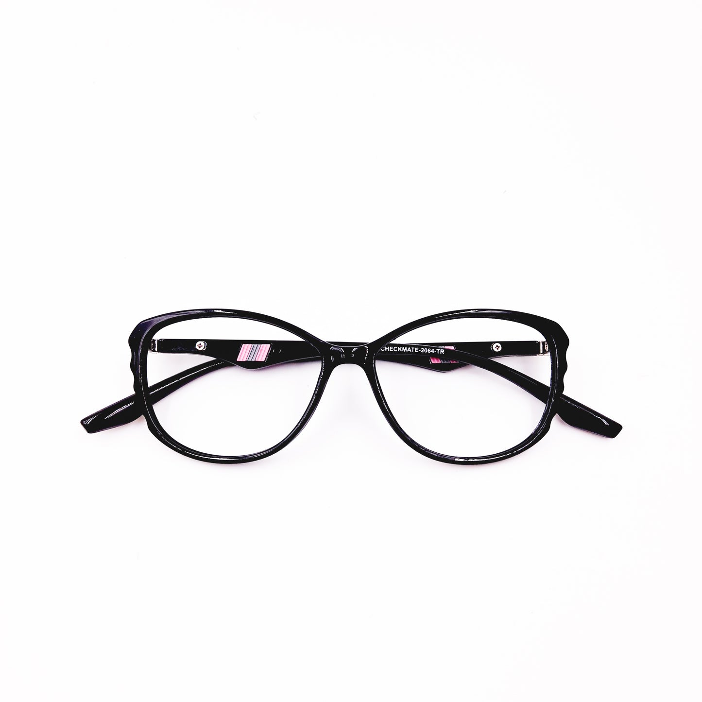 Cateye black glasses