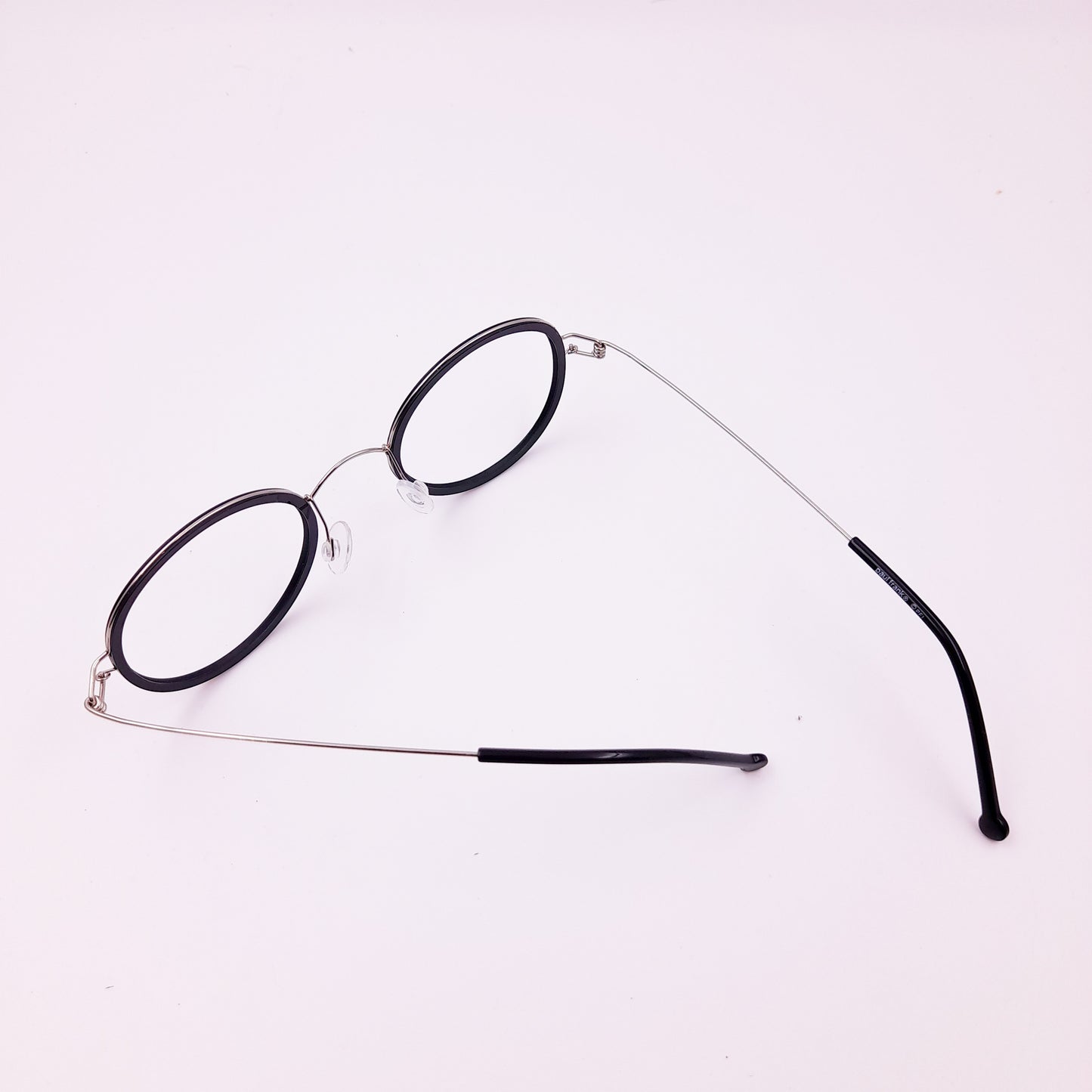 Round metal silver glasses