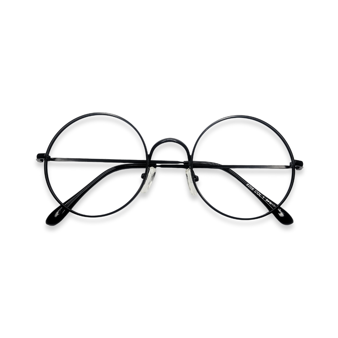 Round black glases