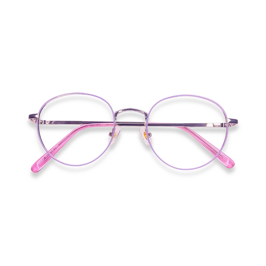 Purple metal glasses