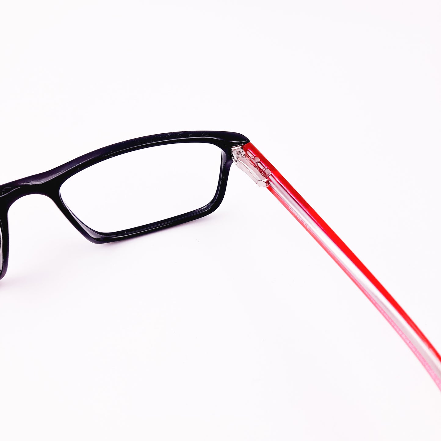 Black and red kids glasses