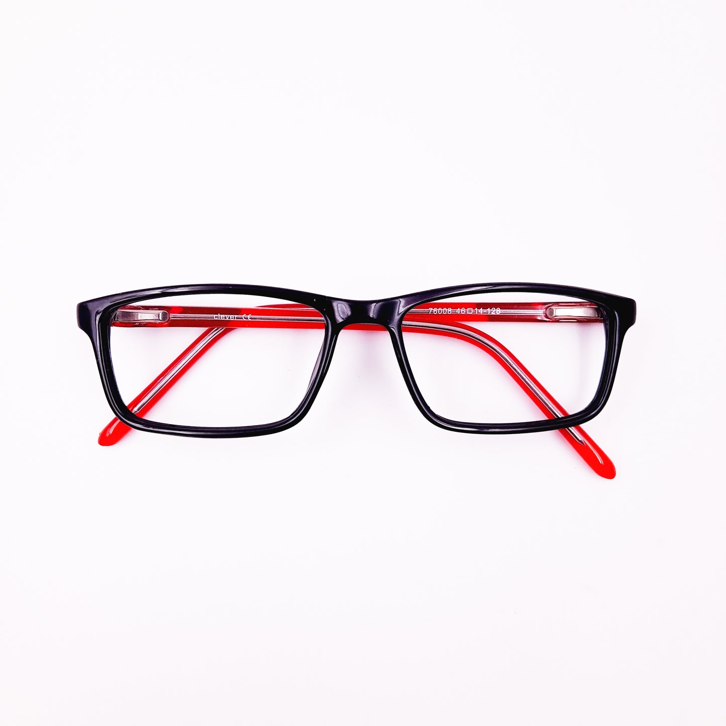 Black and red kids glasses