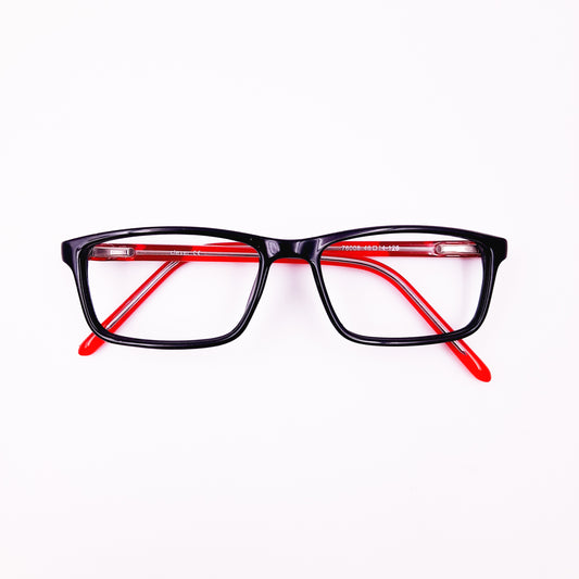 Black and red kids glasses