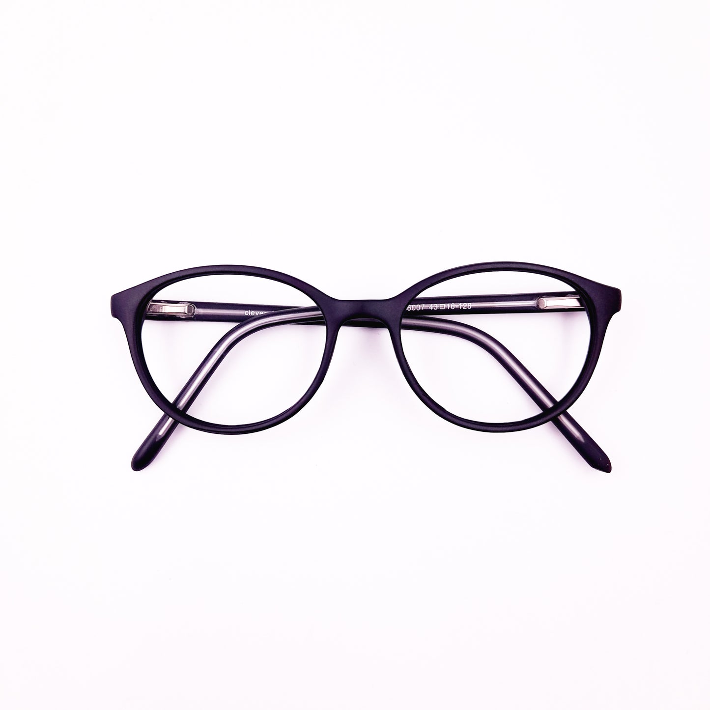 Cat eye black kids glasses
