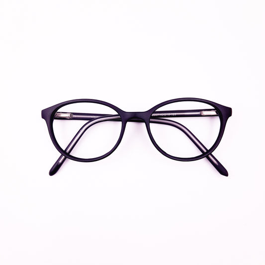 Cat eye black kids glasses