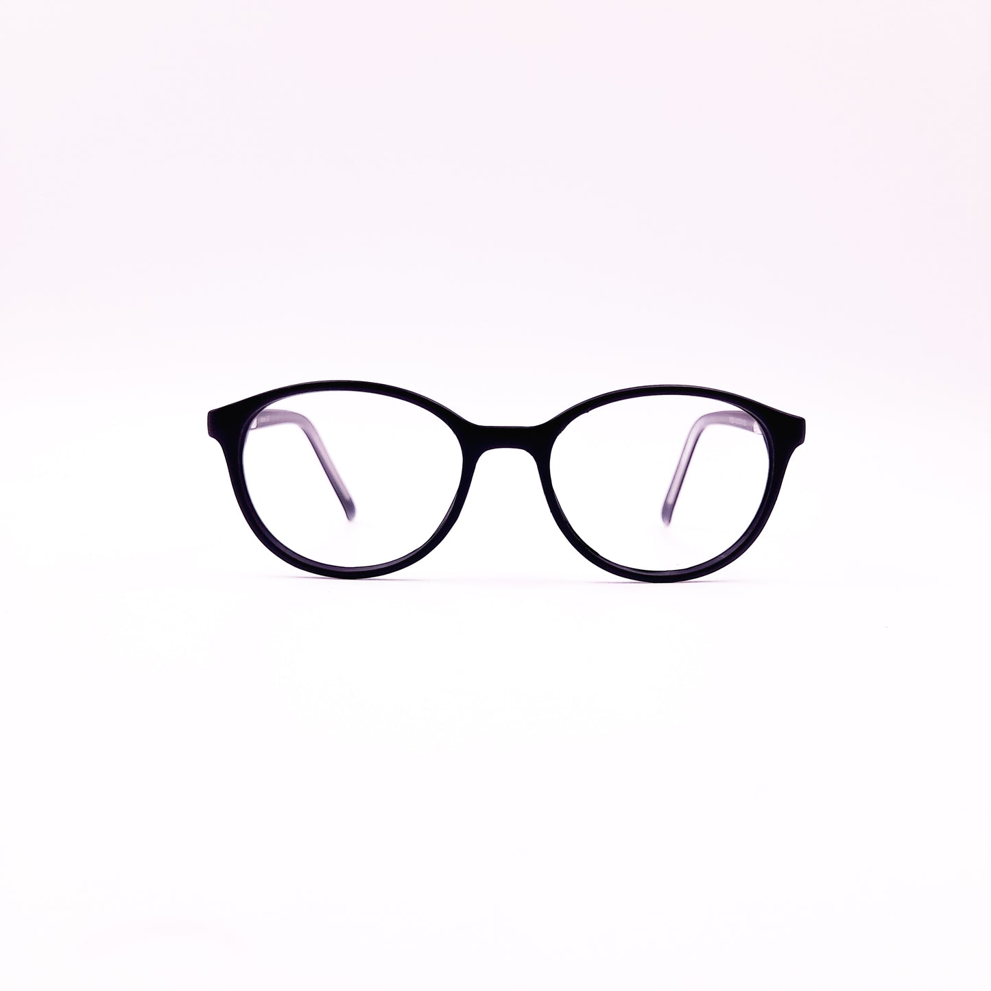 Cat eye black kids glasses