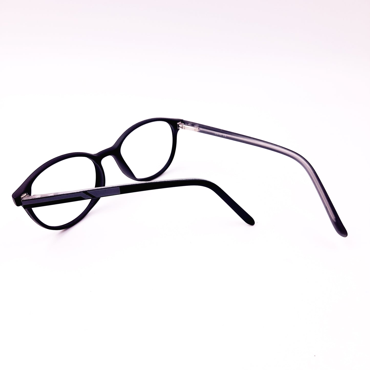 Cat eye black kids glasses