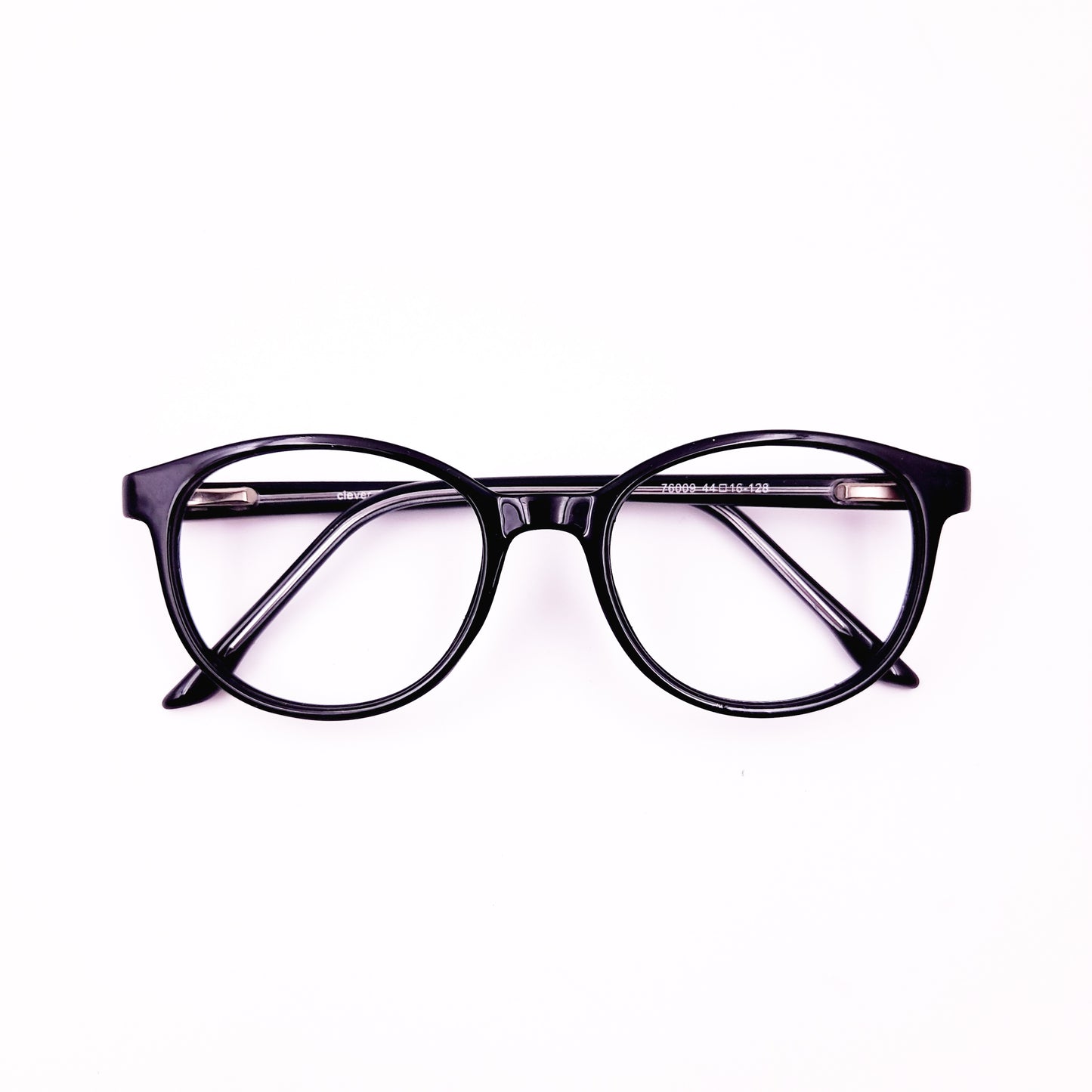 Cat eye black kids glasses