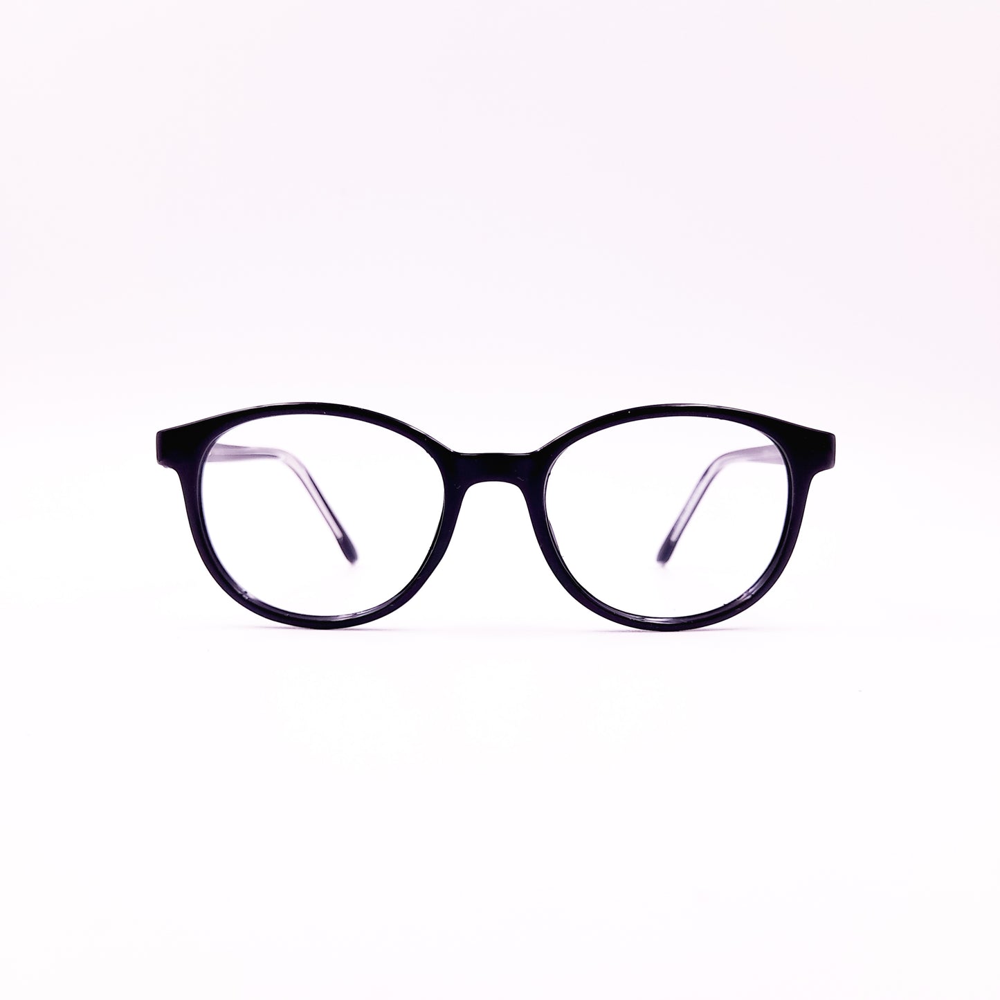Cat eye black kids glasses
