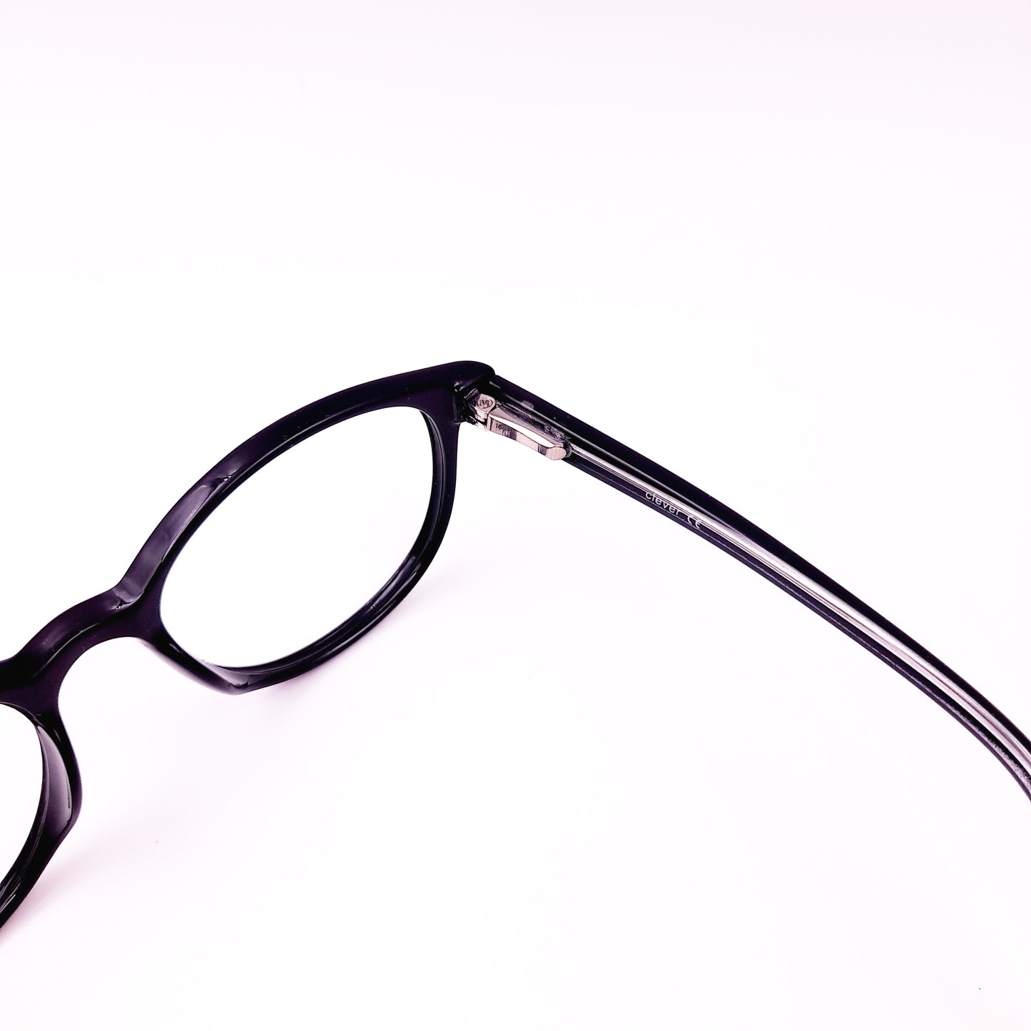 Cat eye black kids glasses