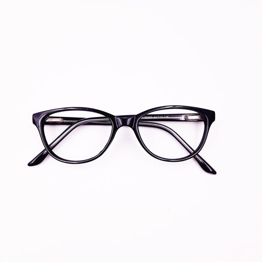 Cat eye black kids glasses