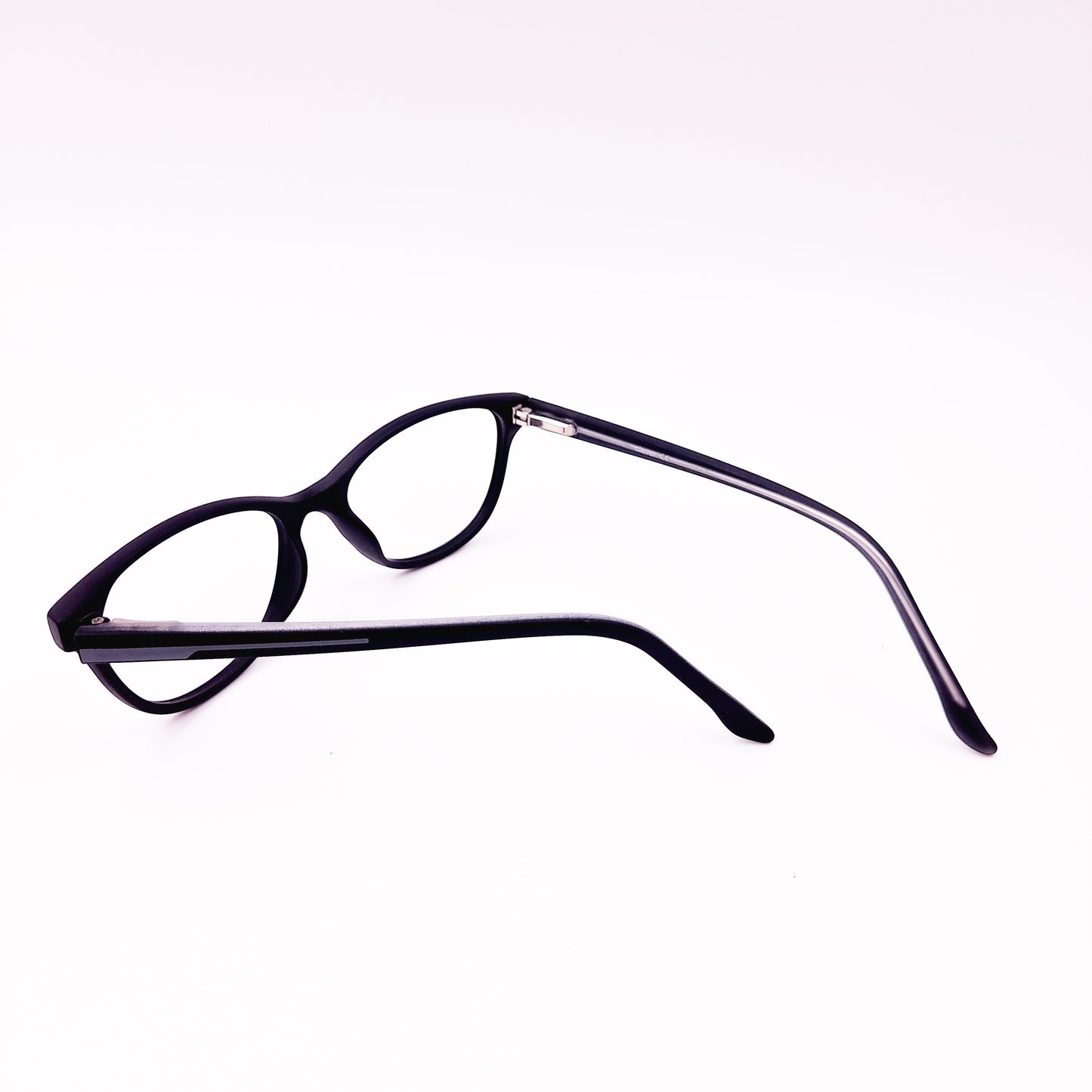 Cat eye black kids glasses